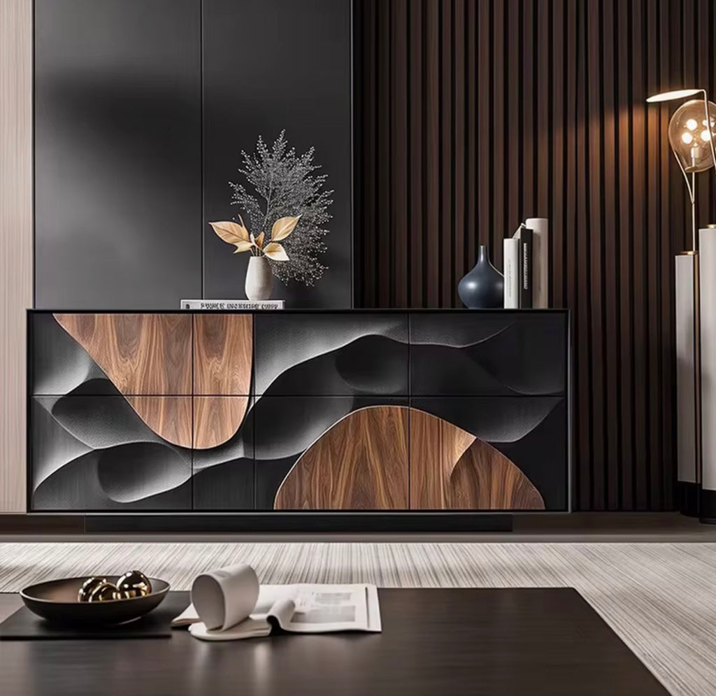 Casa Milano Sculpted Wave Statement Sideboard