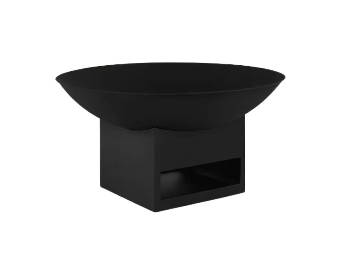 Davey Black Iron Outdoor Fire Pit