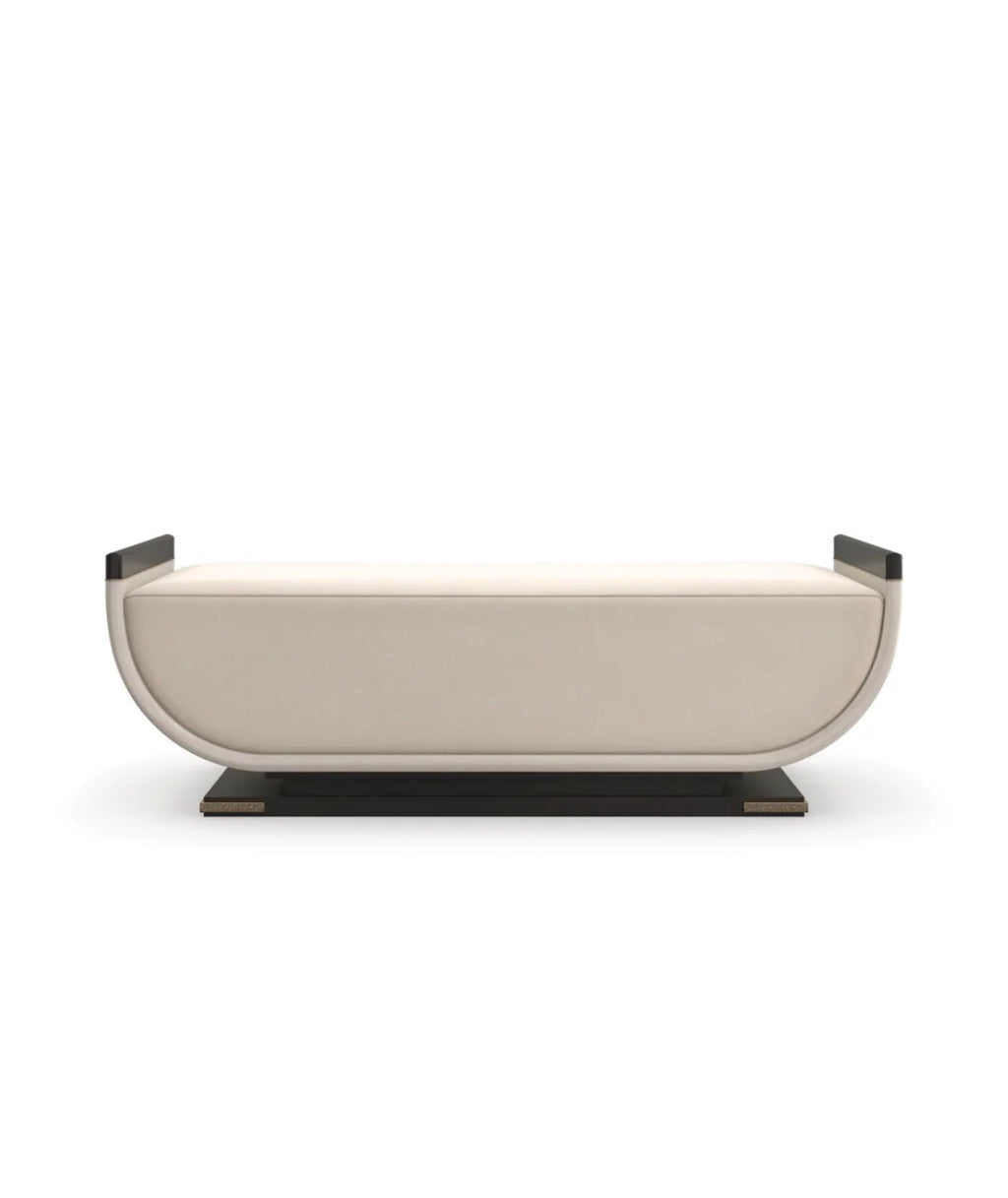 Casa Milano – Curved Contemporary Upholstered Bench