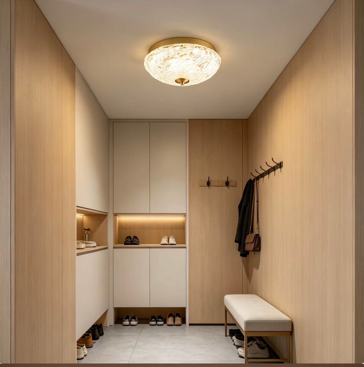 Nico Ice Glass LED Flush Mount