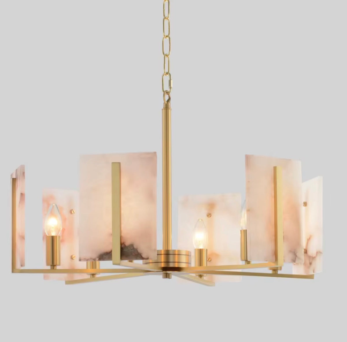 Serena Alabaster Chandelier