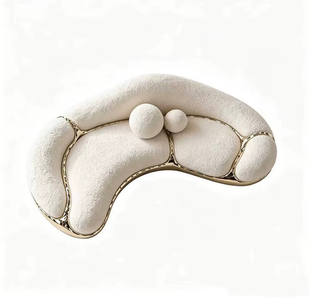 Élan Sculptural Curved Sofa