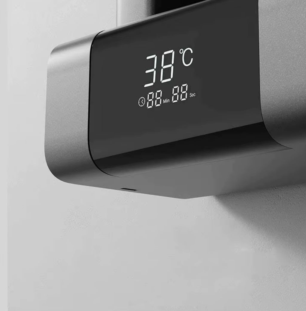 Bellara Thermostatic Waterfall Shower System with Digital Display
