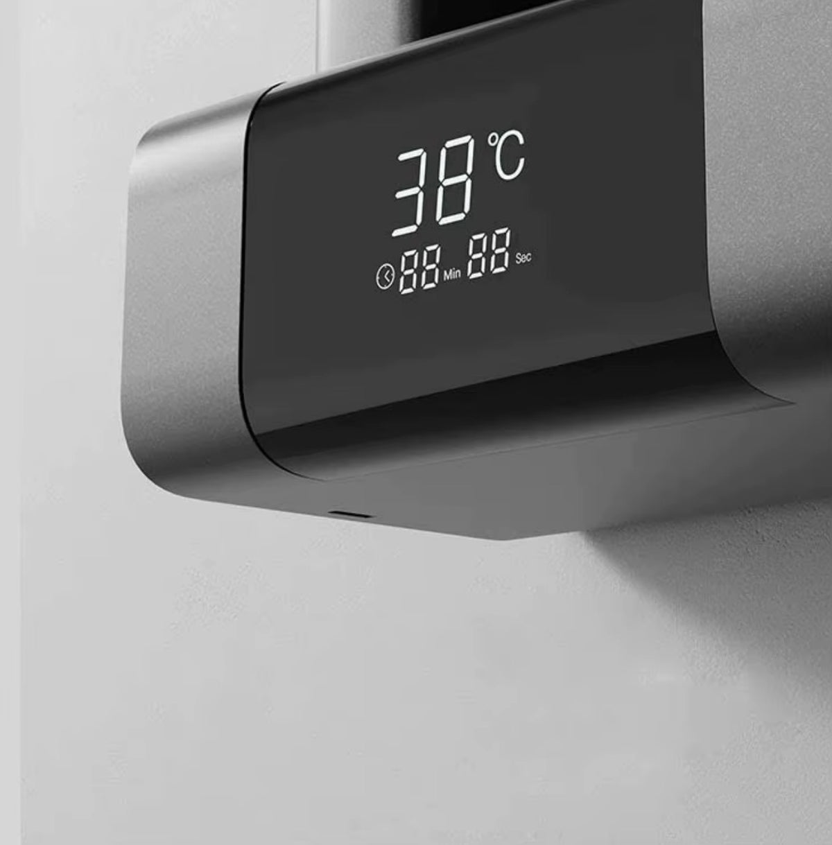 Bellara Thermostatic Waterfall Shower System with Digital Display