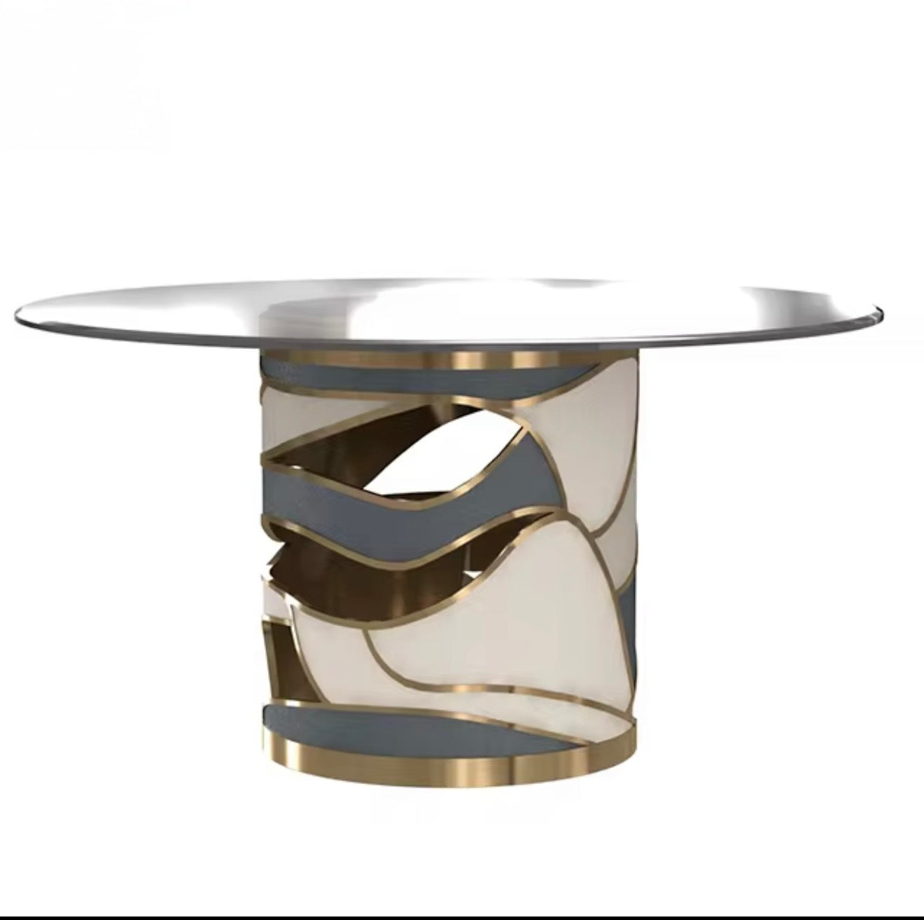 Casa Milano – Caracole Sculptural Round Dining Table