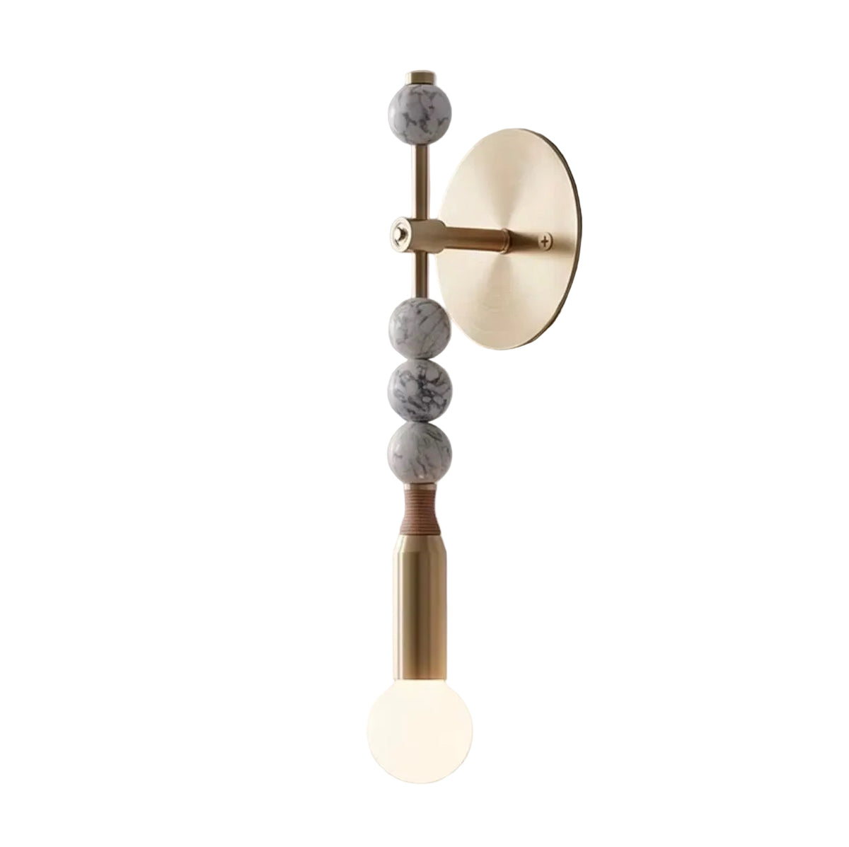 Annabel Marble Ball Wall Sconce