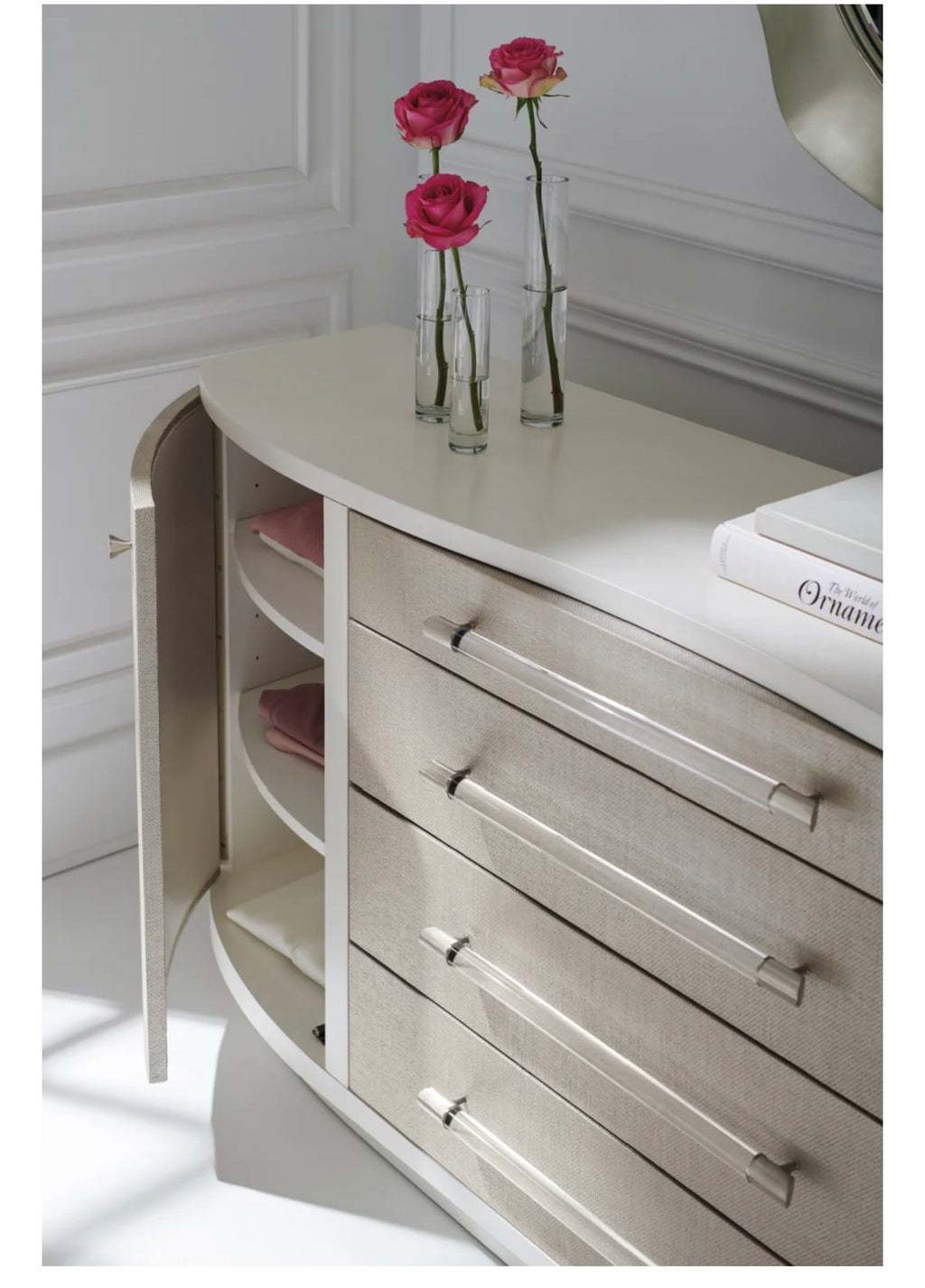 Casa Milano Clear To Me White Modern Dresser