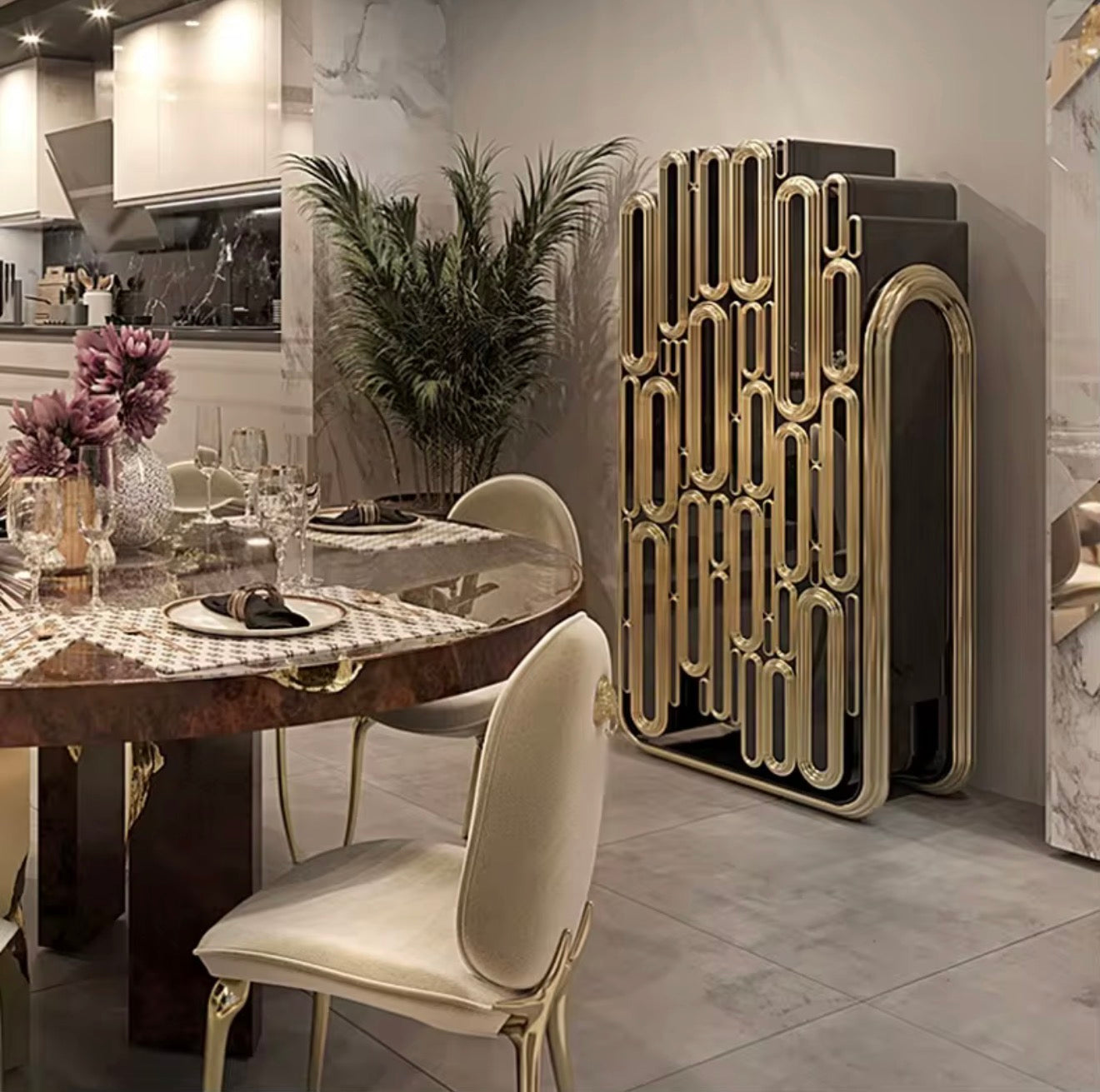 Casa Milano — Rochetti Sculptural Wine Cabinet