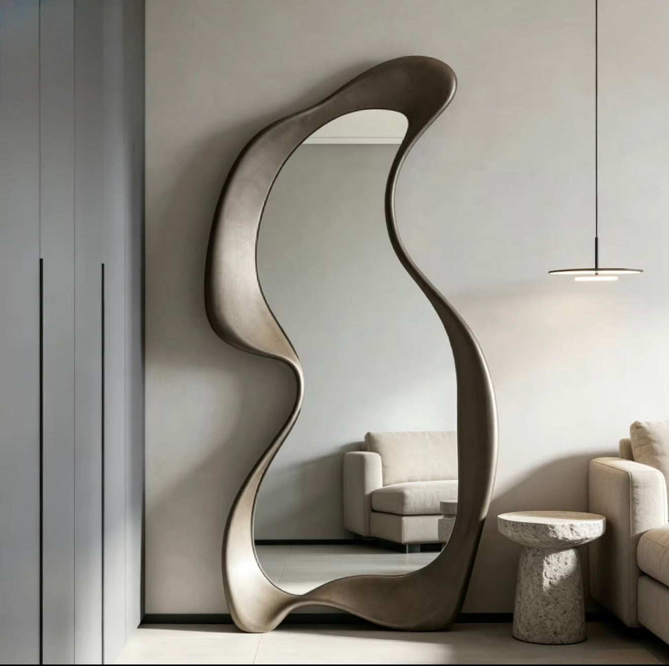 Casa Milano – Siena Sculptural Floor Mirror