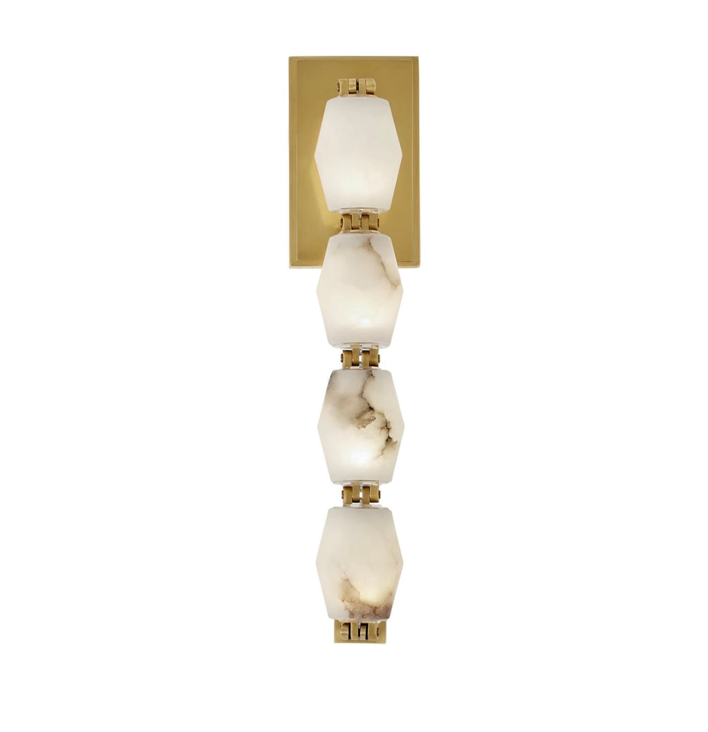 Collier Alabaster 15″ Wall Sconce