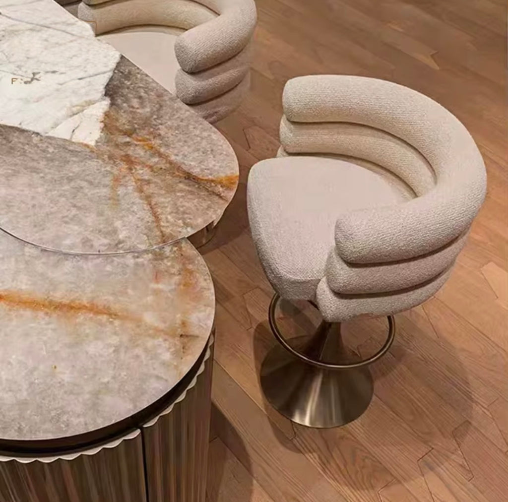 Casa Milano Bellarosa Swivel Bar Stool