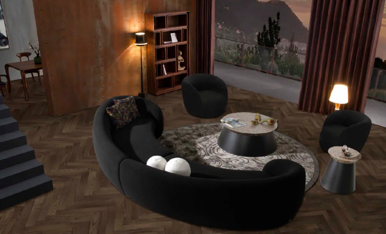 Casa Milano – Kilmer Curved Sectional Sofa