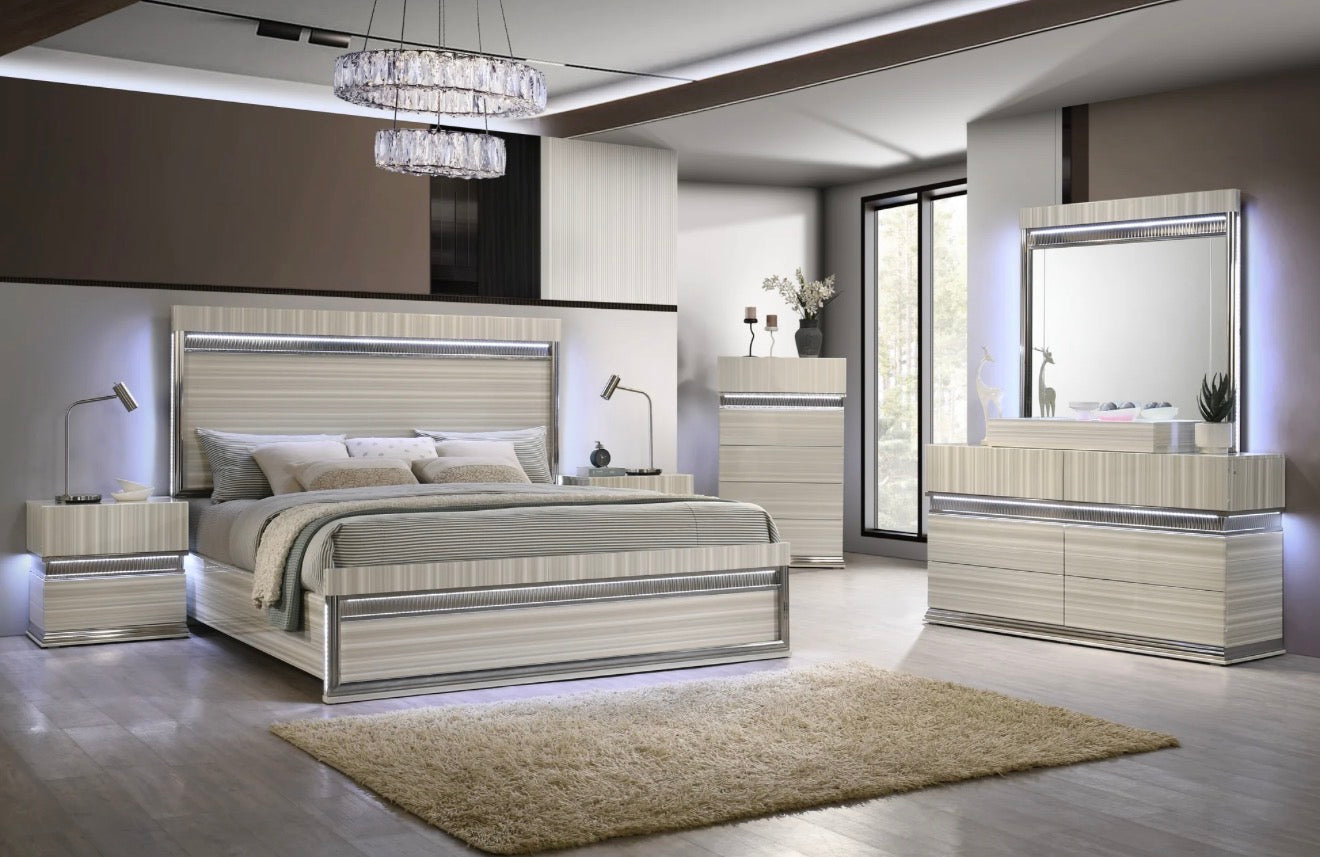 Casa Milano B33 Carrara Luxury Bedroom Set