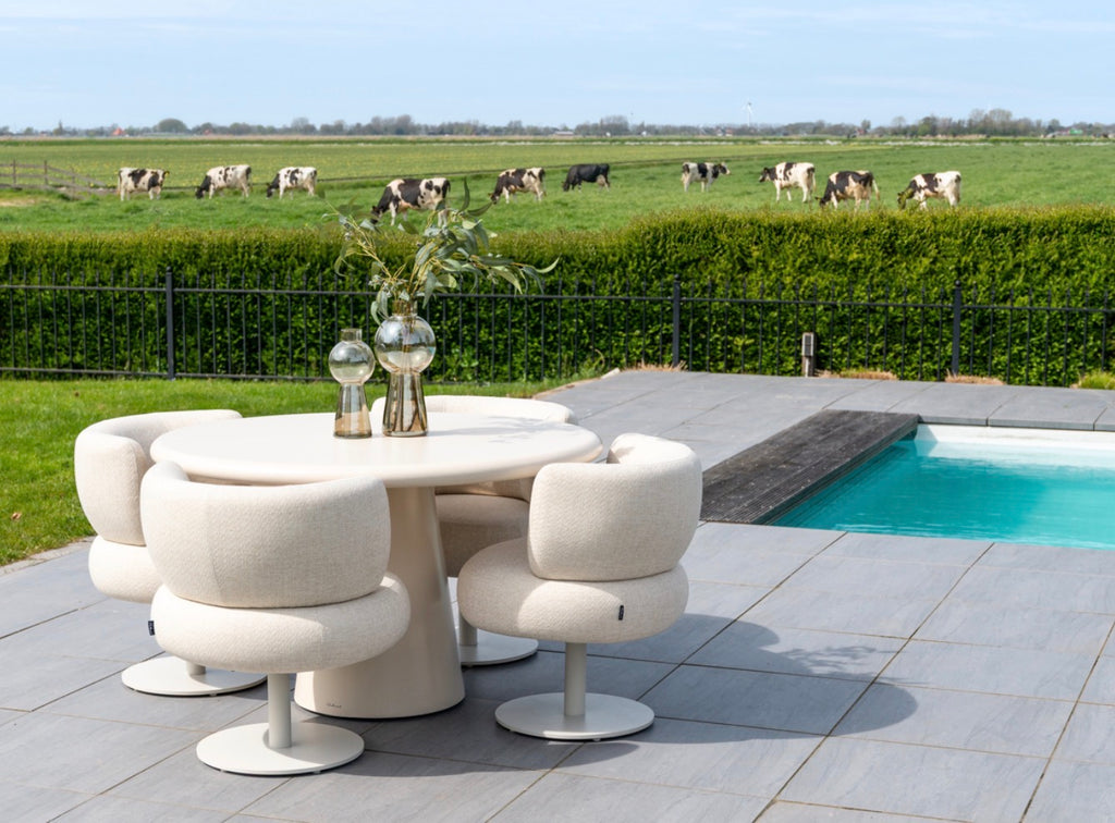 Mason Luxury Outdoor Swivel Dining Chair