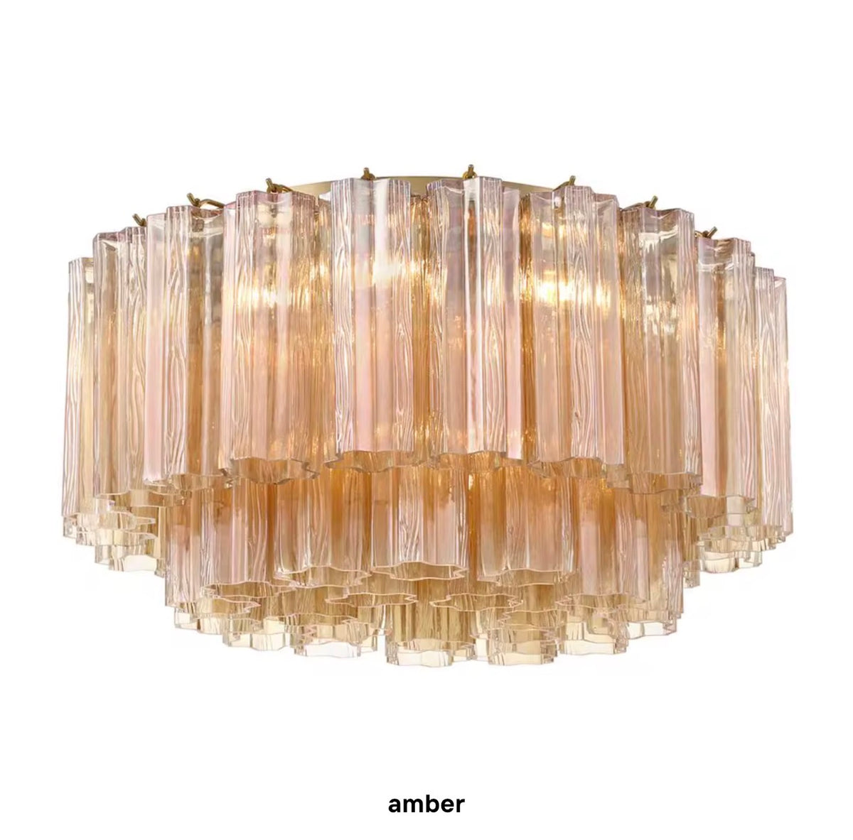 VIRELIA TIERED GLASS CHANDELIER