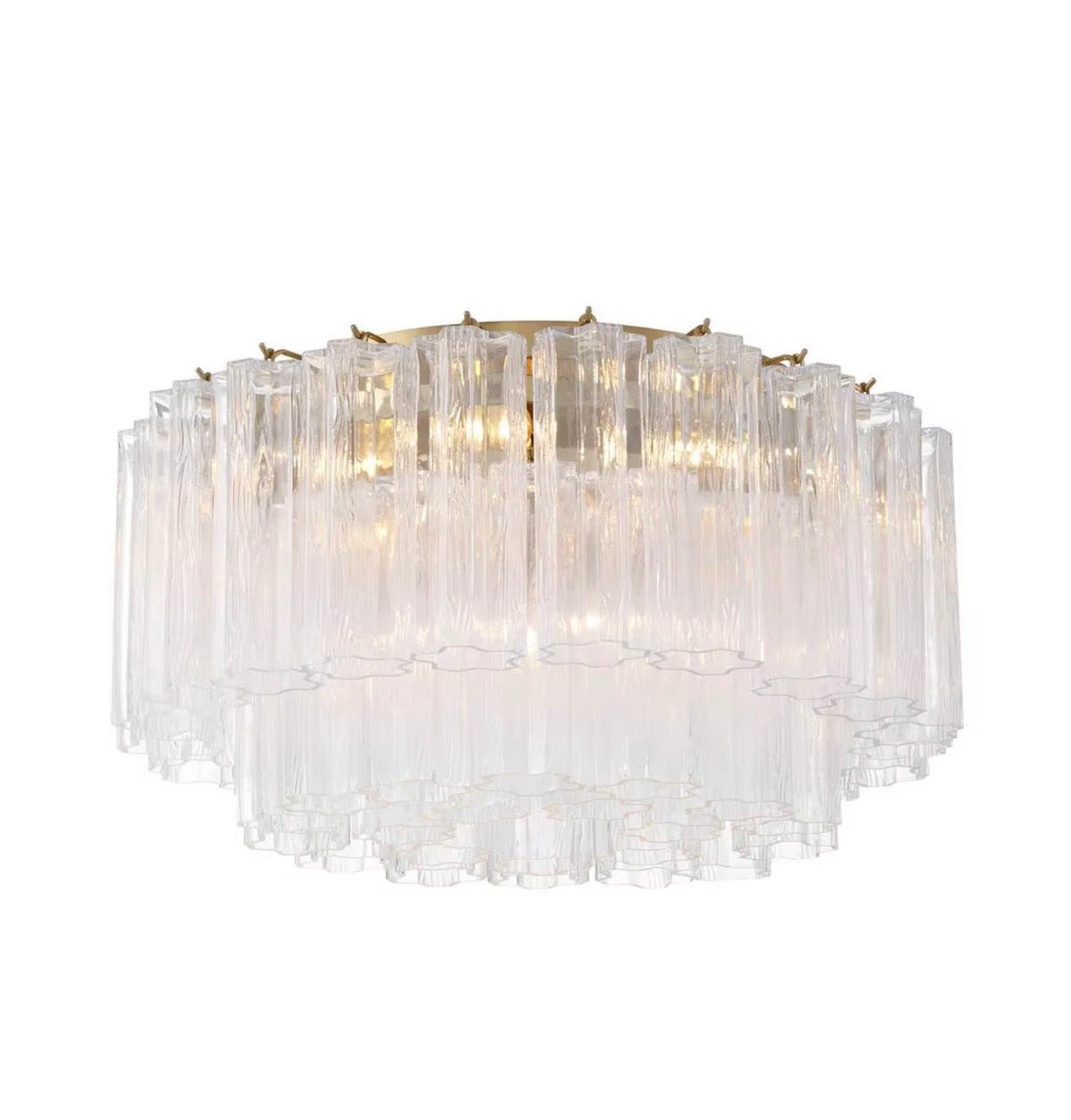 VIRELIA TIERED GLASS CHANDELIER