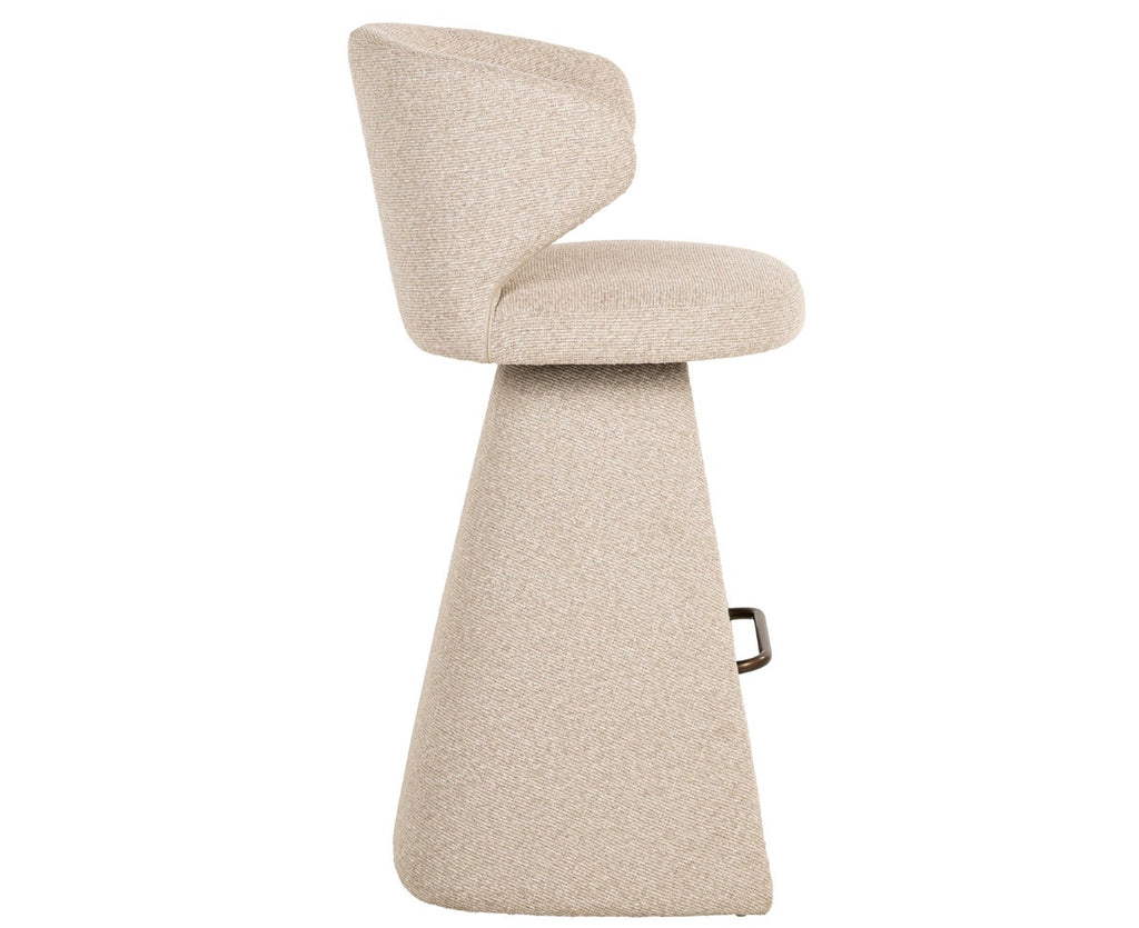 Gatsbi Lovely Cinnamon Upholstered Bar Stool