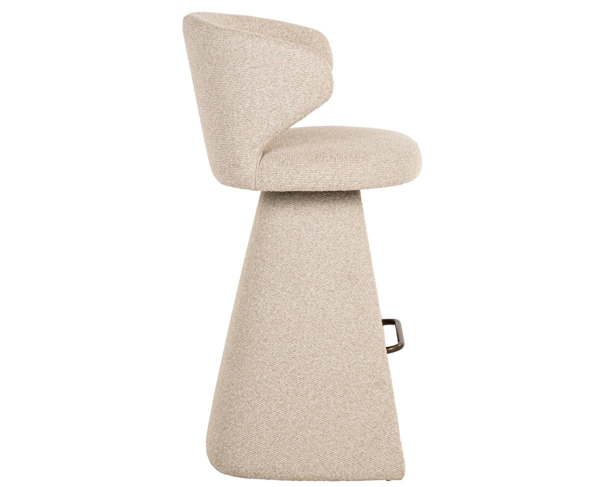 Gatsbi Lovely Cinnamon Upholstered Bar Stool