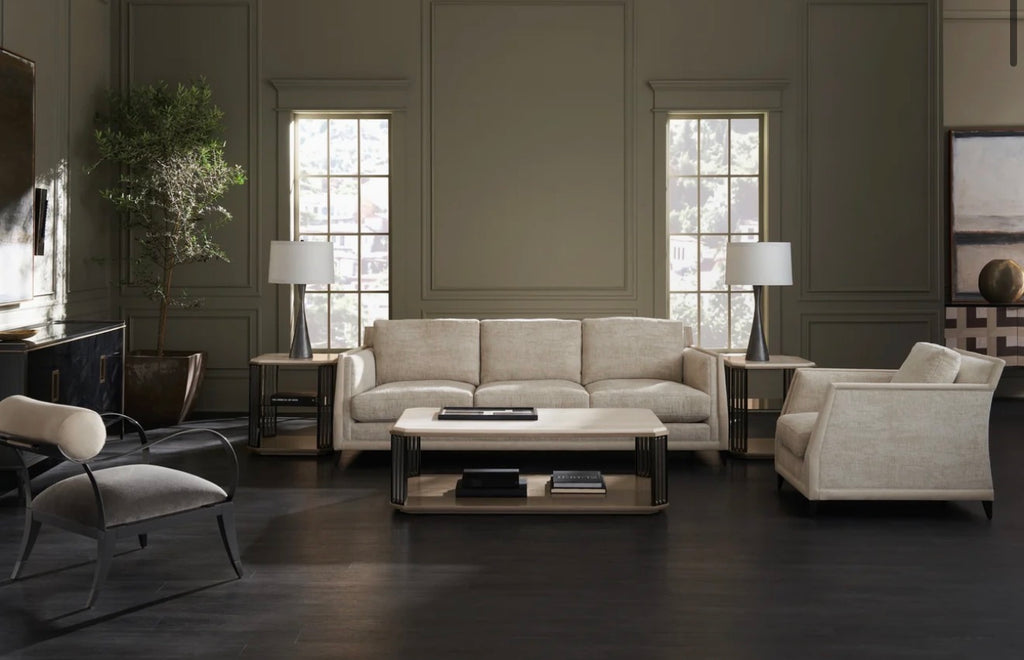 Limitless Art Deco Sofa – Ecru