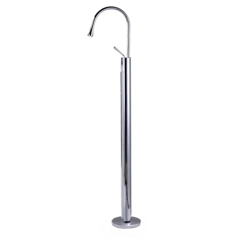 Aurelio Solid Brass Floor-Mounted Pedestal Sink Faucet