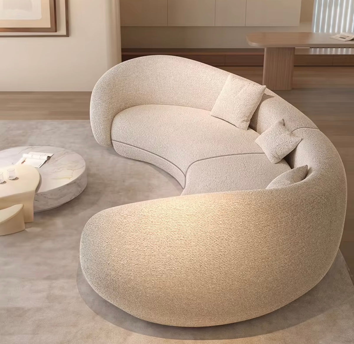 CHLOE CURVED SECTIONAL