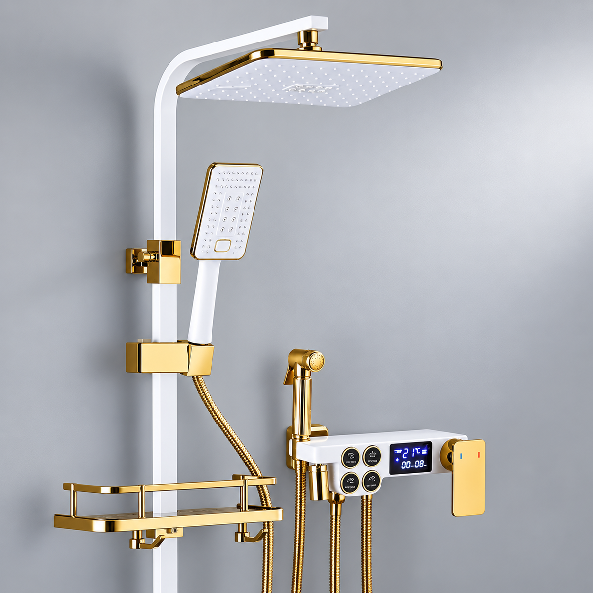 Lorenza Digital Thermostatic Rain Shower System
