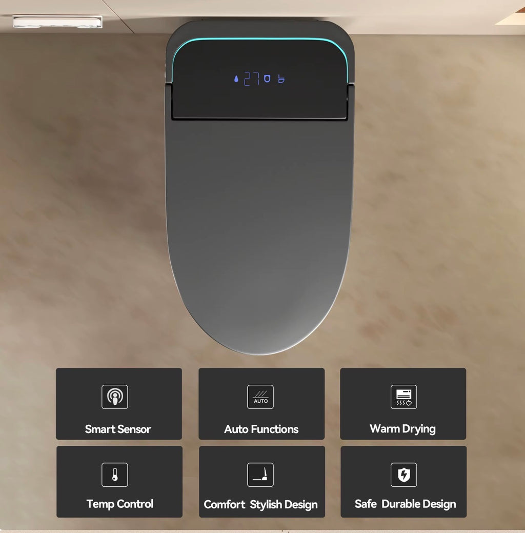 Lorenzo Graphite Intelligent Smart Toilet