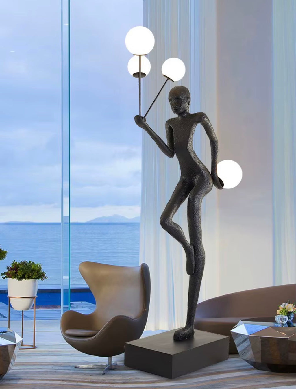 Angelina Sculpture Floor Lamp