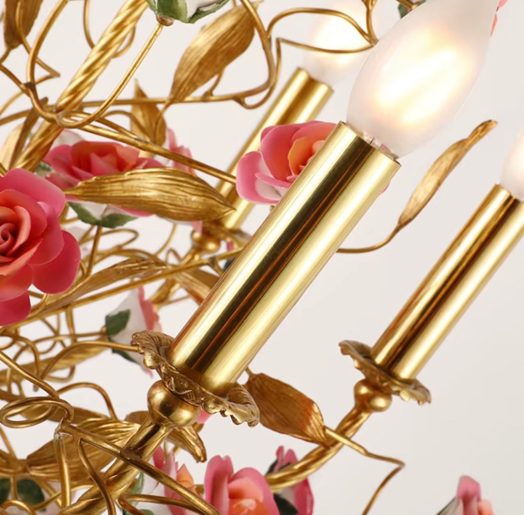 Seraphine Gilded Fairy Candelabra Floor Lamp