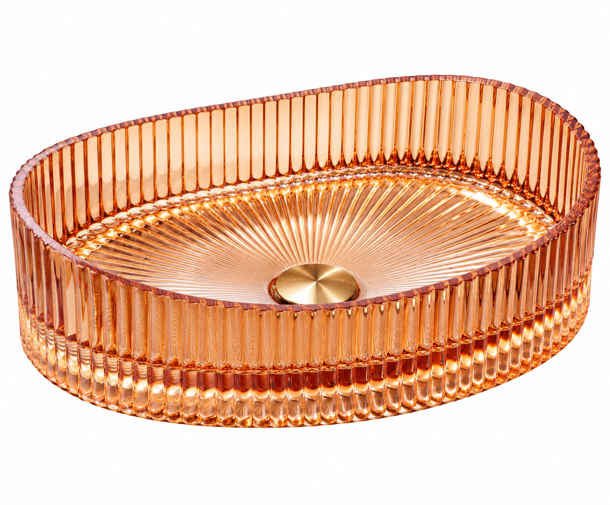 Ottavia Fluted Glass Vessel Sink