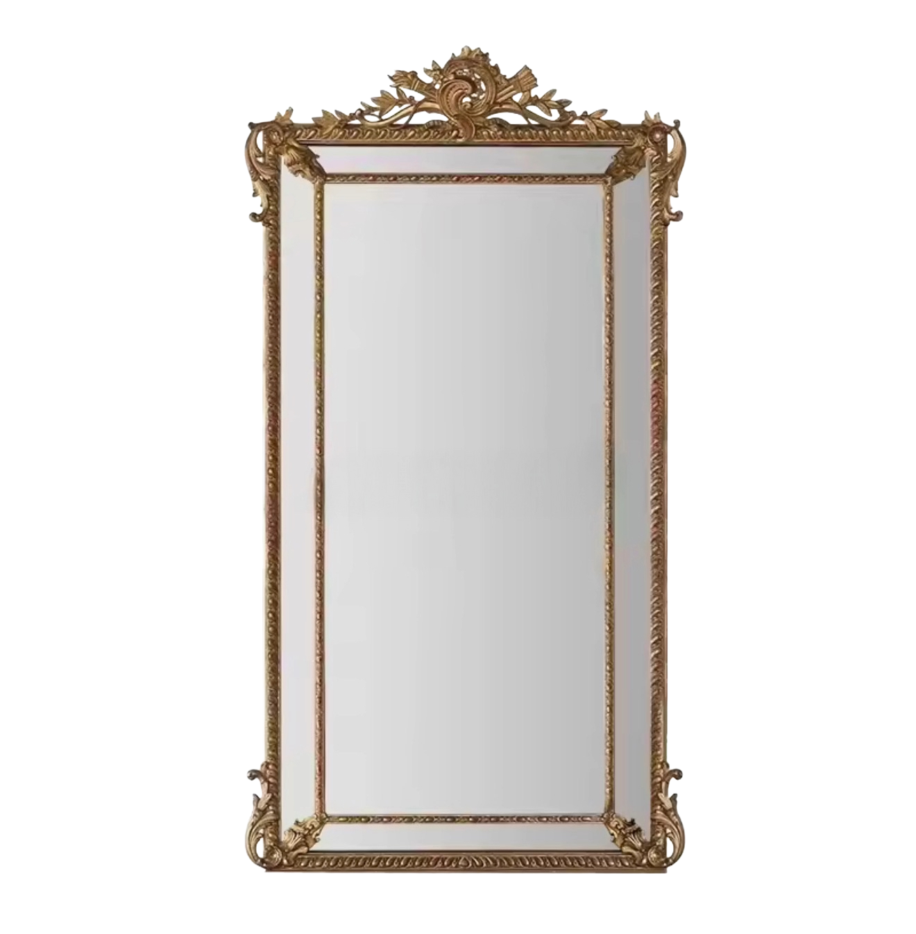 Casa Milano – Villa Aurelia Antique Gold Oversized Floor Mirror