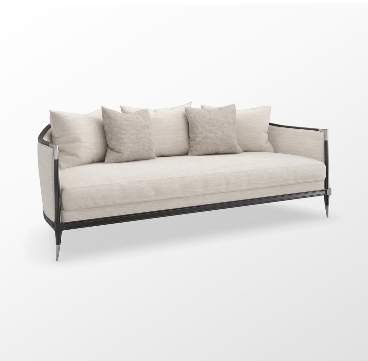 Splash of Flash Ivory Sofa