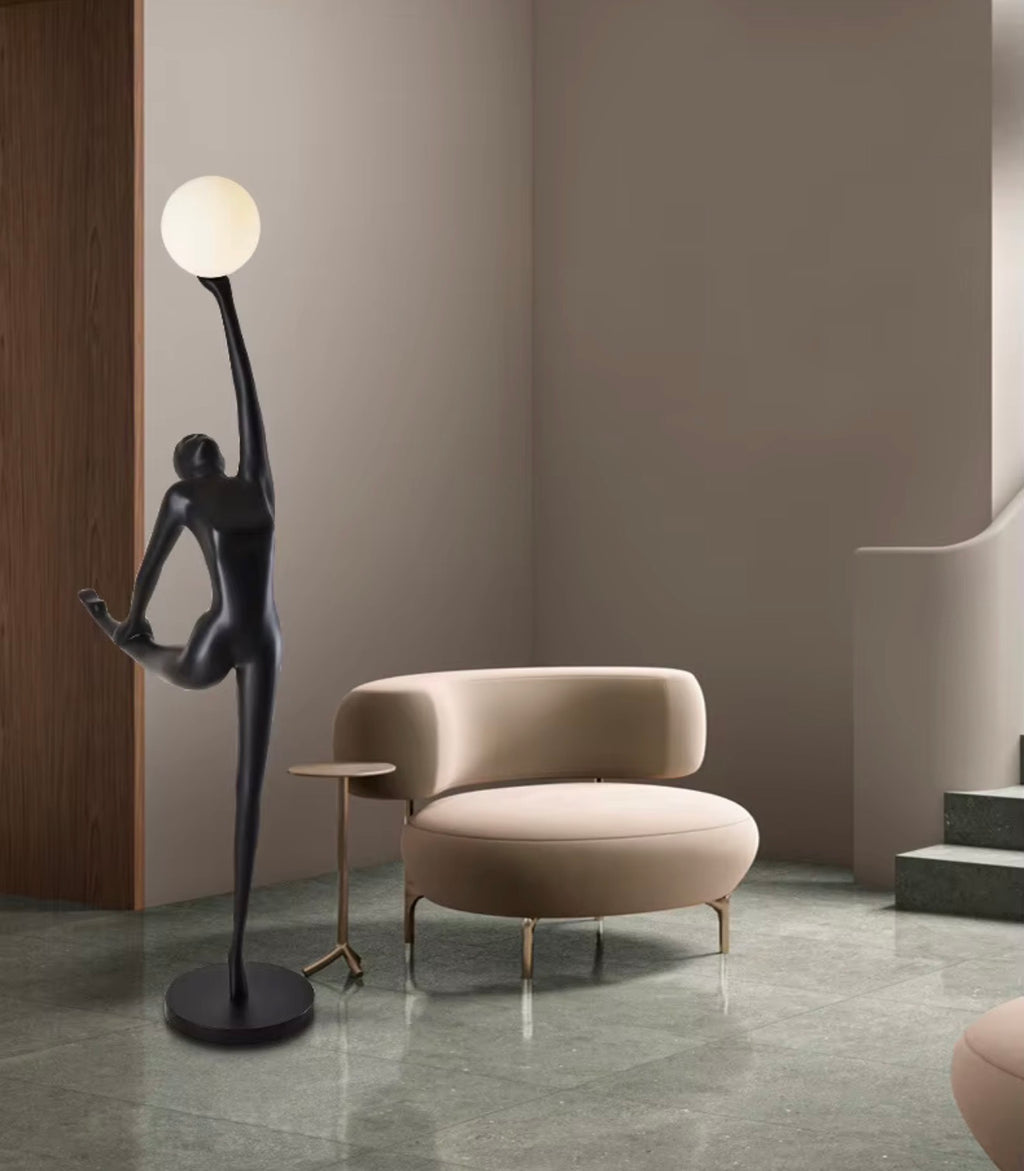 ODETTE SCULPTURAL DANCER FLOOR LAMP