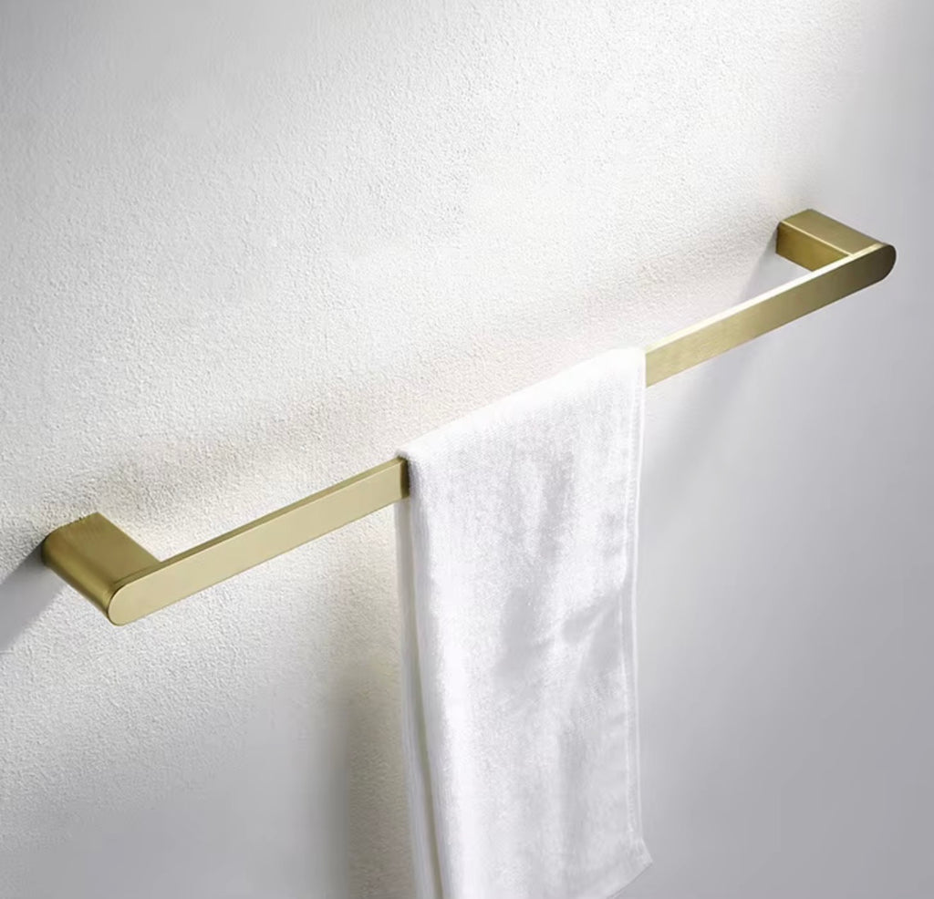 Bellara Brushed Gold 5-Piece Bathroom Hardware Set