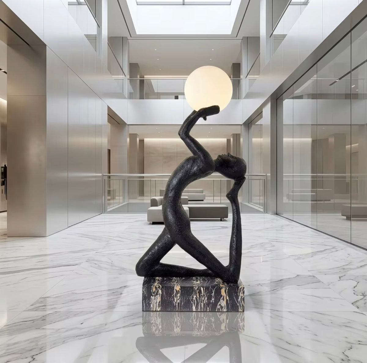 Arabella Sculptural Floor Lamp