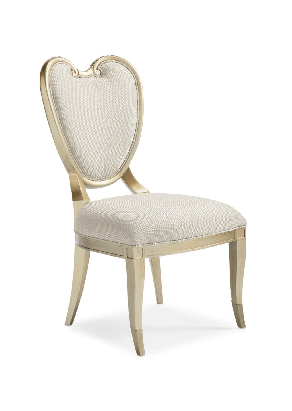 Casa Milano – Fontainebleau Gold-Framed Dining Side Chairs (Set of 2)