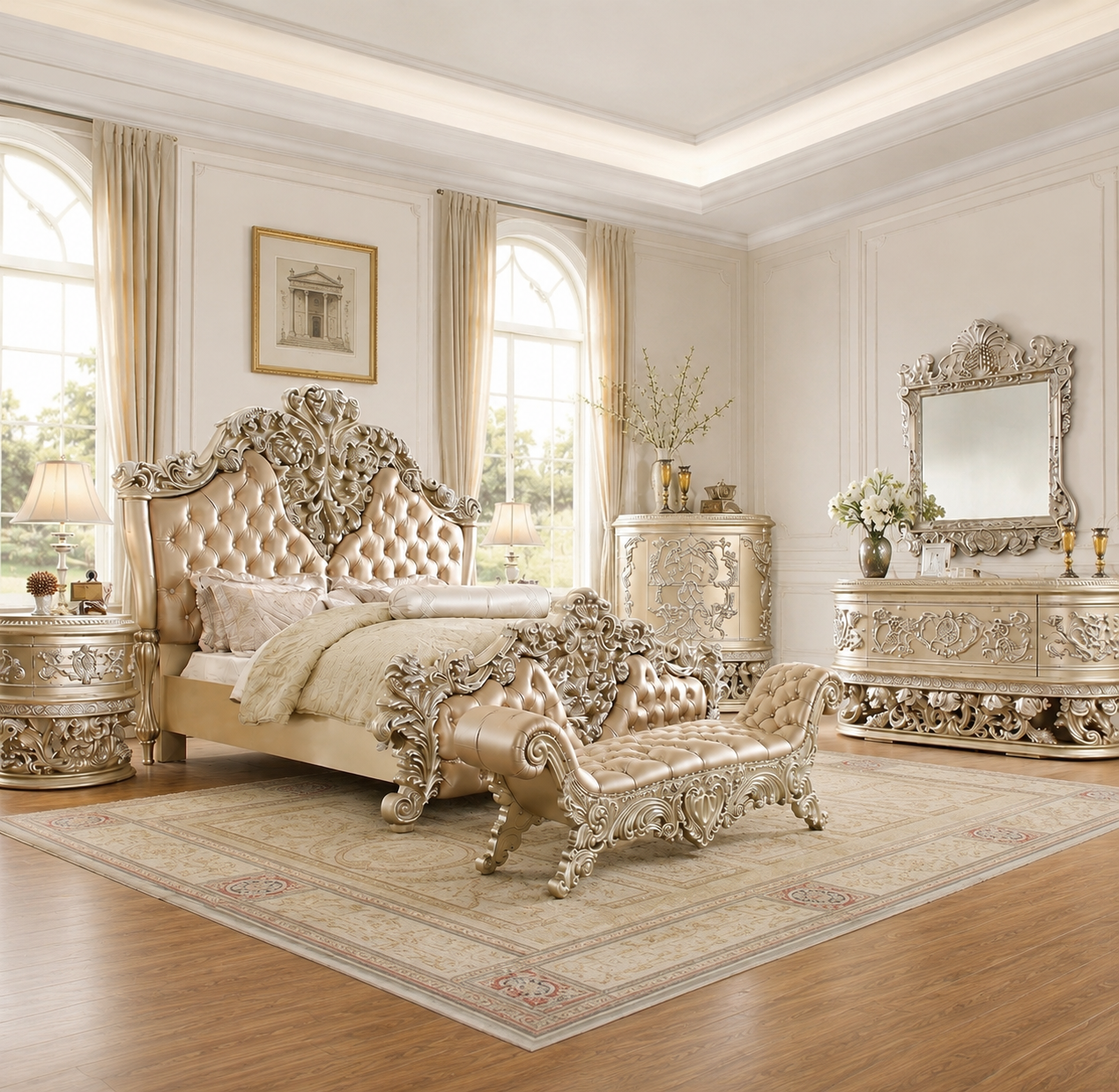 Casa Milano “Ravello” Grand Estate 7-Piece Bedroom Collection