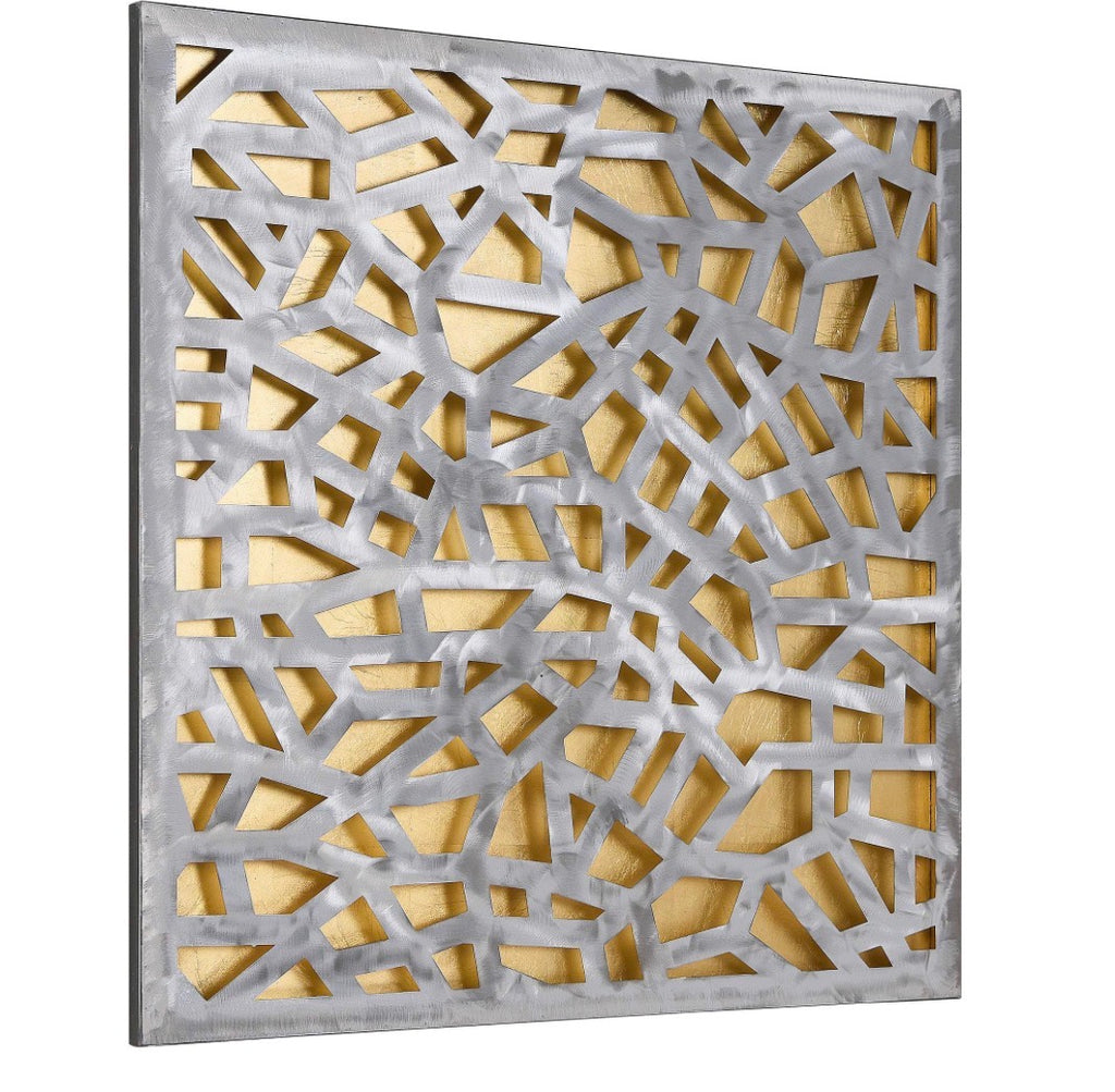 Casa Milano – Gold Enigma Metal Wall Art