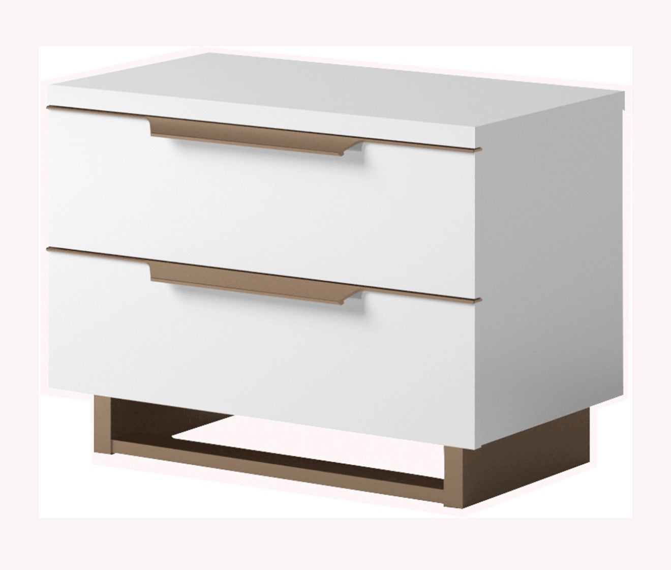 Casa Milano – Smart White  Nightstand