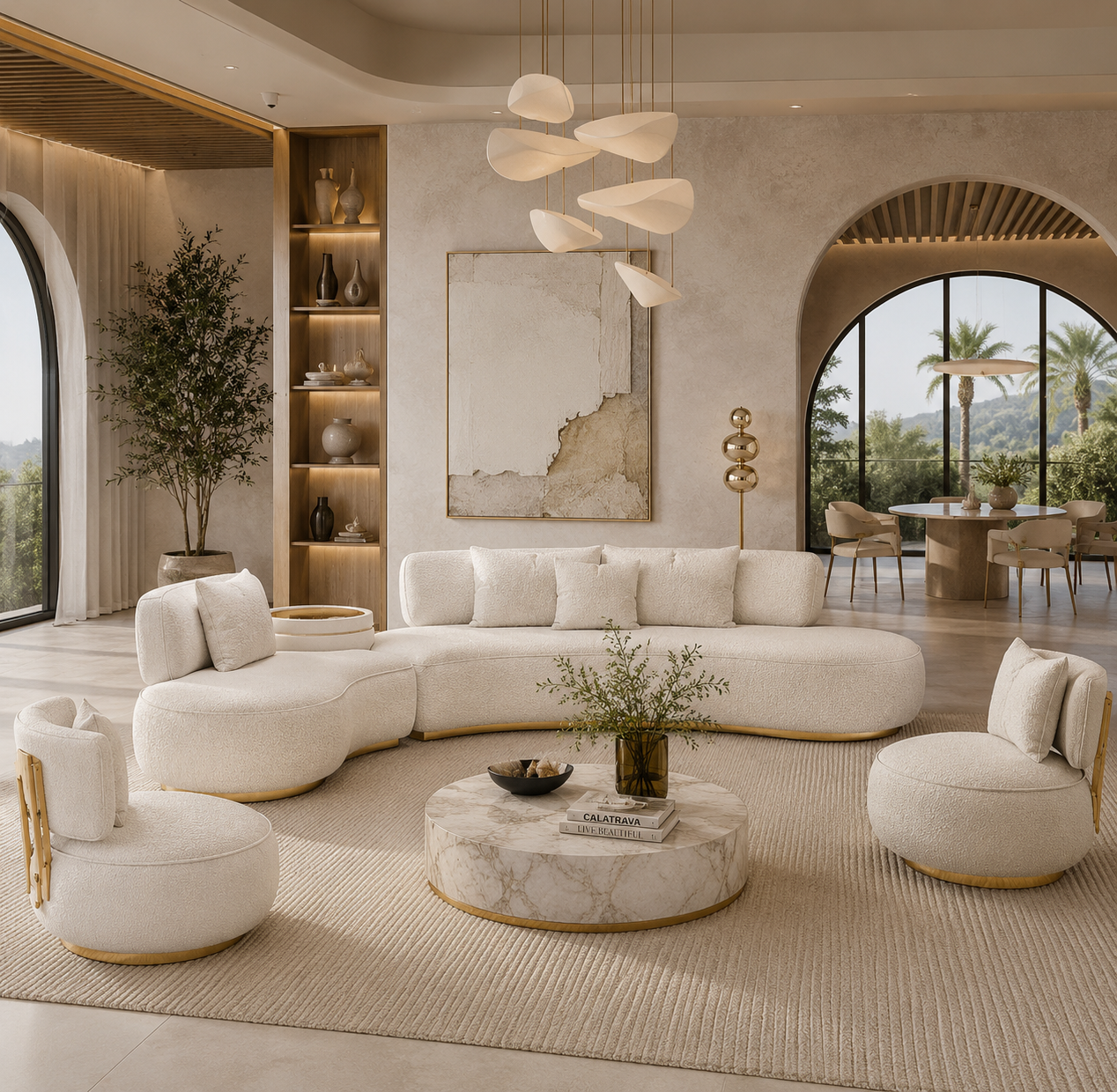 Casa Milano – Bellissima Curved Modular Sofa