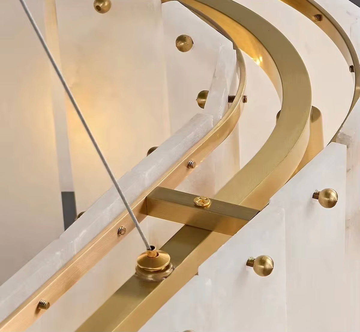 CALISTA ALABASTER CHANDELIER