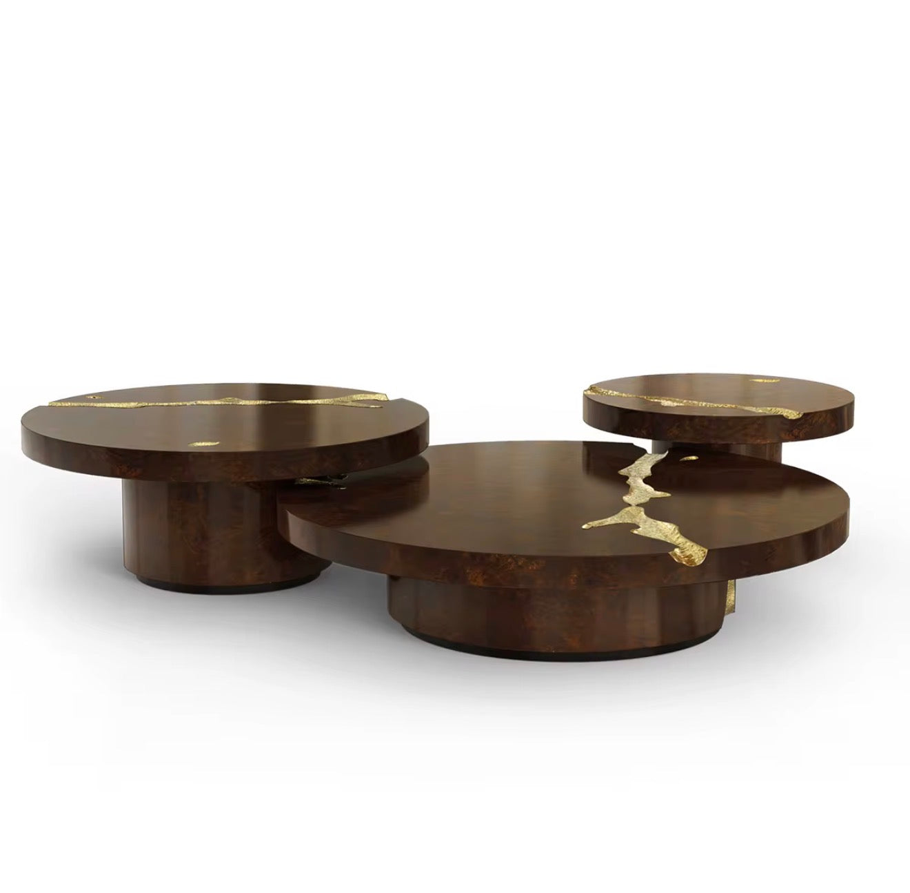 Casa Milano – Empire Gold-Inlay Coffee Table Set