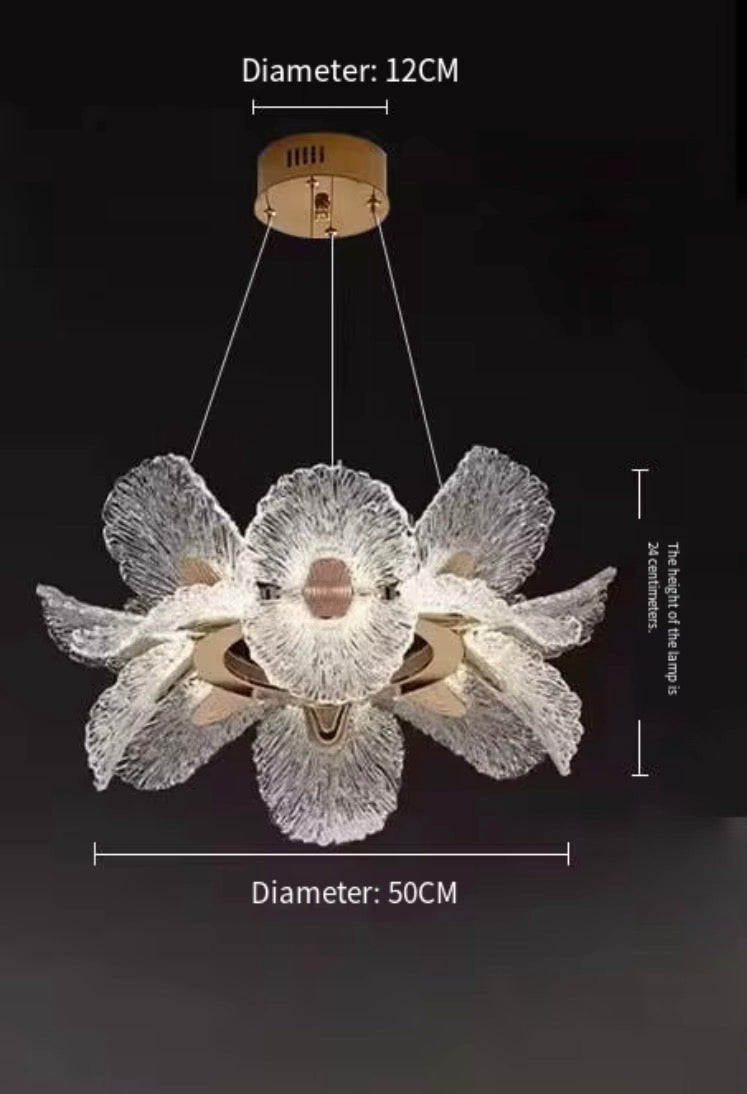Orchidea Sculptural Floral Chandelier