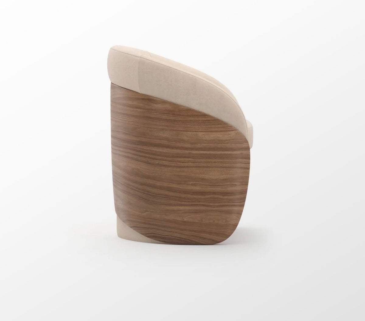 Fleur Wood Back Dining Chair