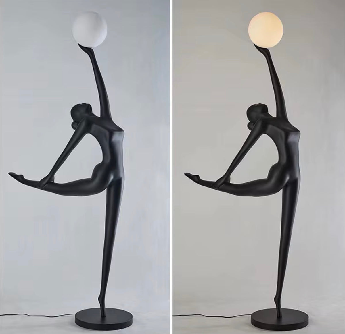 ODETTE SCULPTURAL DANCER FLOOR LAMP