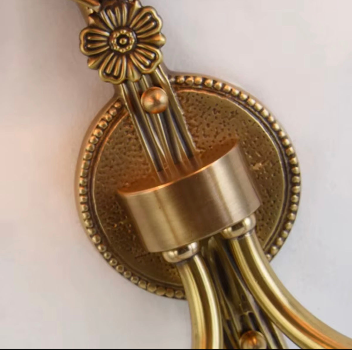 Monaco Dual Arm Brass Wall Sconce