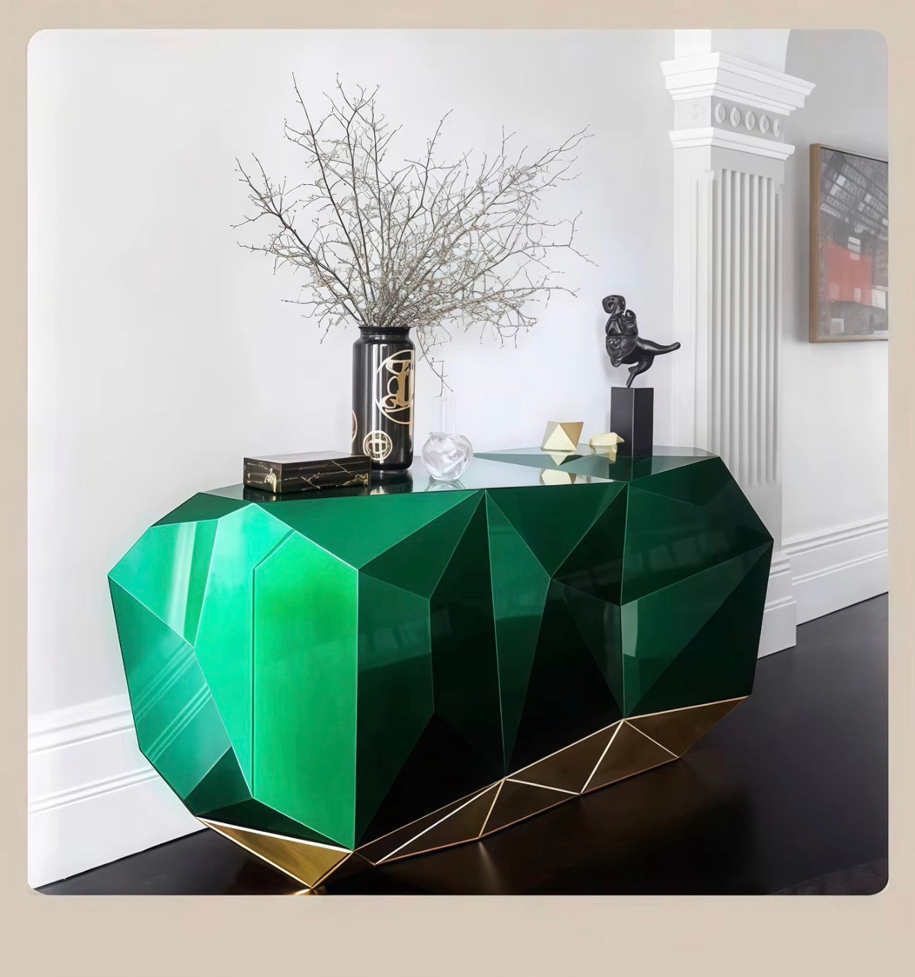 Casa Milano™ Diamond Facet Luxury Sideboard