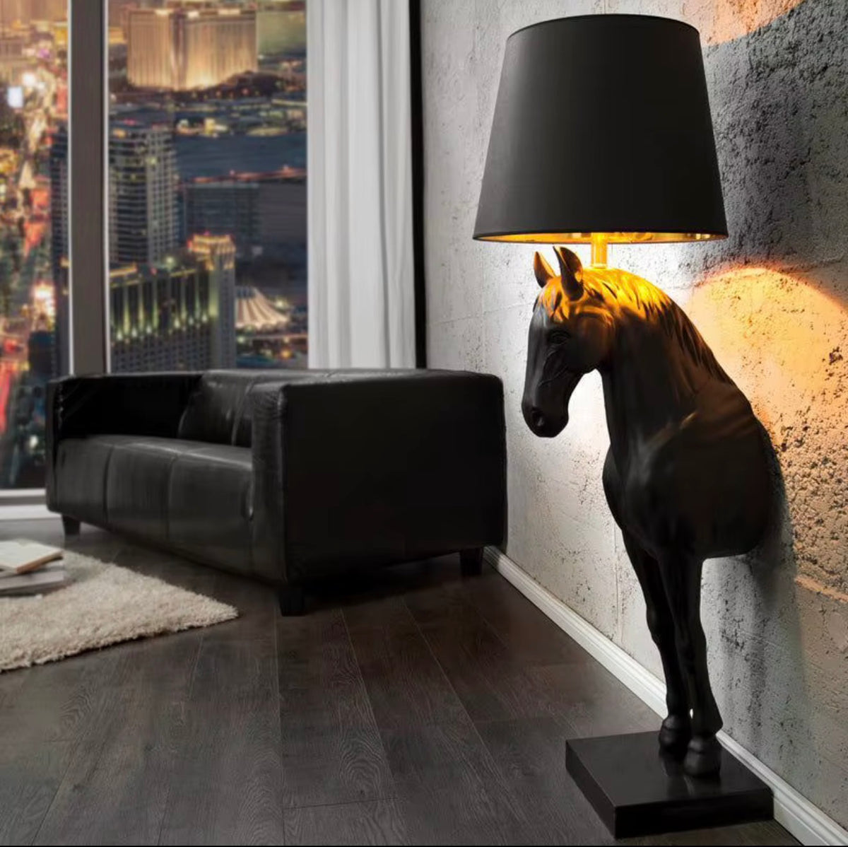 Horse Sculpture Floor Lamp