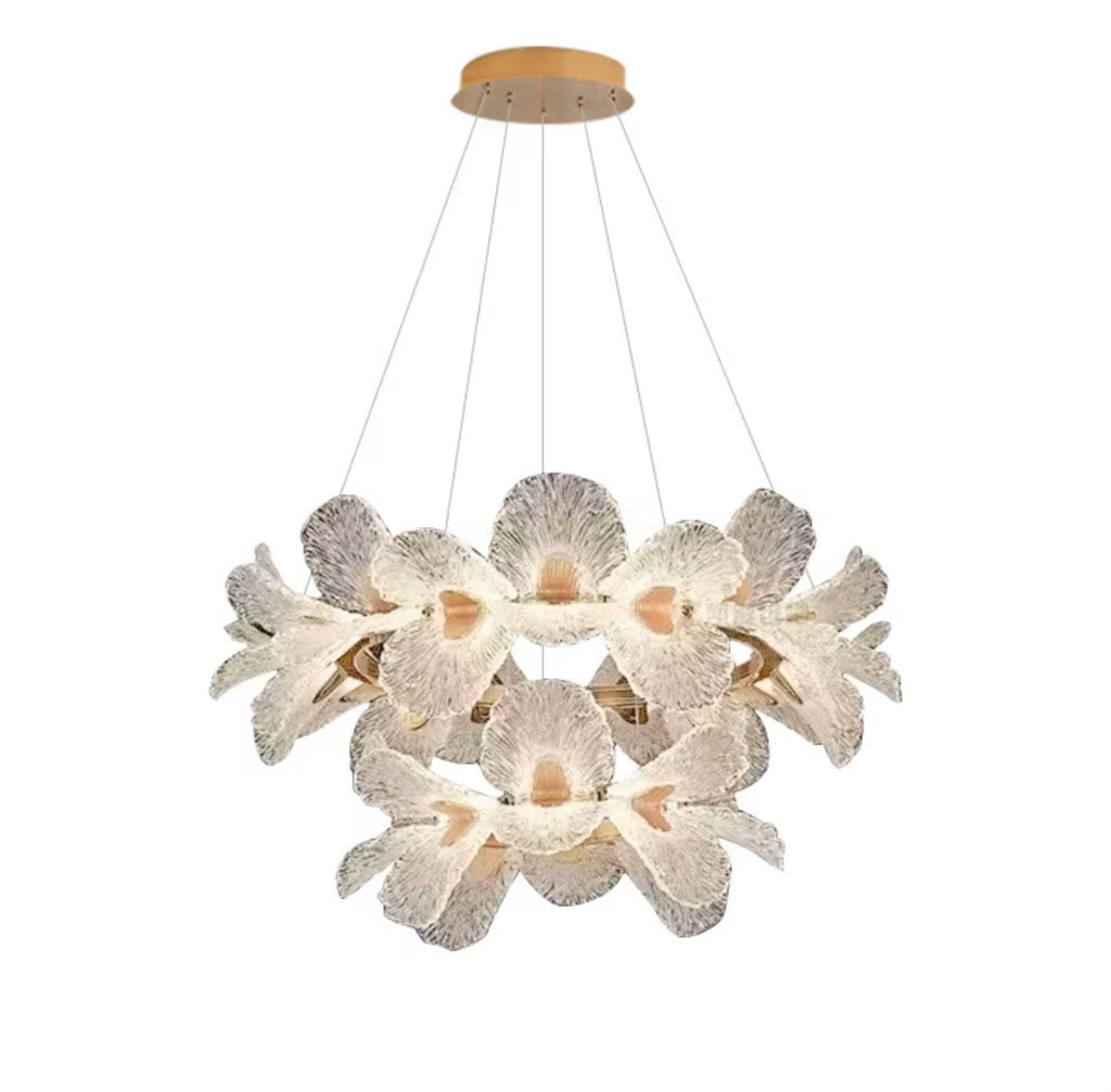 Orchidea Sculptural Floral Chandelier