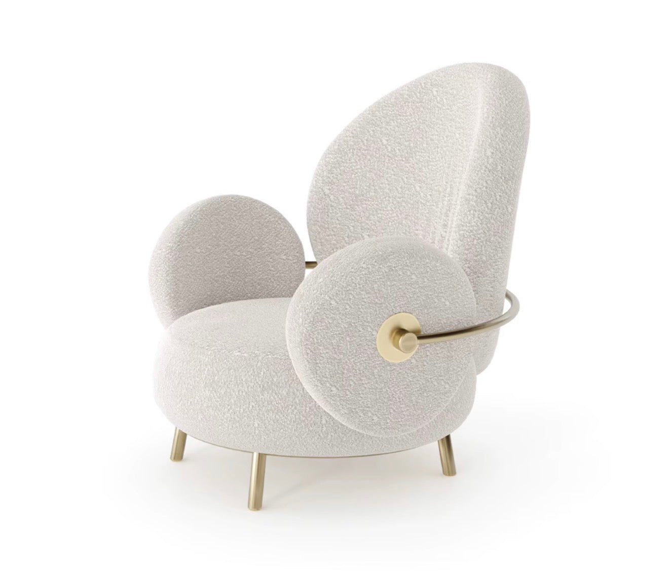 Casa Milano Novara Sculptural Accent Chair